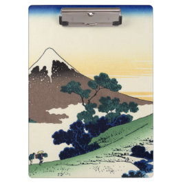 Katsushika Hokusai. Der Eindringpass in der Provin Klemmbrett