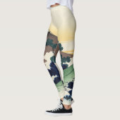Katsushika Hokusai. Der Eindringpass in der Provin Leggings (Links)