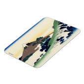 Katsushika Hokusai. Der Eindringpass in der Provin Magnet (Linke Seite)