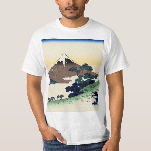 Katsushika Hokusai. Der Eindringpass in der Provin T-Shirt (Vorderseite)