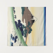 Katsushika Hokusai. Der Eindringpass in der Provin Wandteppich (Vorderseite (Horizontal))