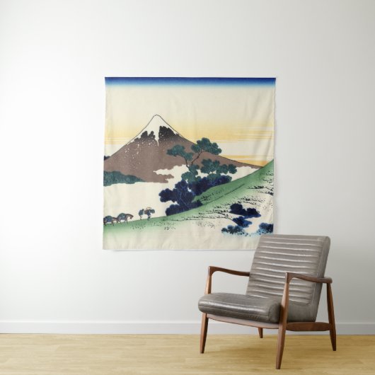 Katsushika Hokusai. Der Eindringpass in der Provin Wandteppich (Beispiel)