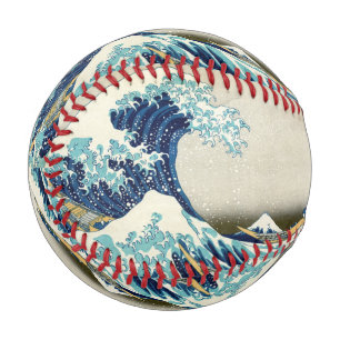 Katsushika Hokusai - Die große Welle vor Kanagawa Baseball