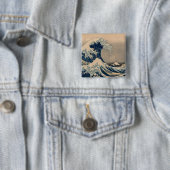 Katsushika Hokusai. Die große Welle vor Kanagawa Button (Beispiel)