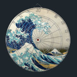 Katsushika Hokusai - Die große Welle vor Kanagawa Dartscheibe<br><div class="desc">The Great Wave off Kanagawa / The Wave - Katsushika Hokusai,  1829-1833</div>