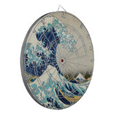 Katsushika Hokusai - Die große Welle vor Kanagawa Dartscheibe (Vorderseite Links)