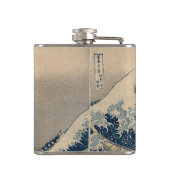 Katsushika Hokusai. Die große Welle vor Kanagawa Flachmann (Rückseite)