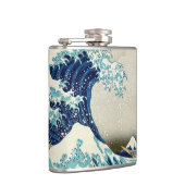 Katsushika Hokusai - Die große Welle vor Kanagawa Flachmann (Rechts)