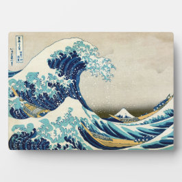 Katsushika Hokusai - Die große Welle vor Kanagawa Fotoplatte