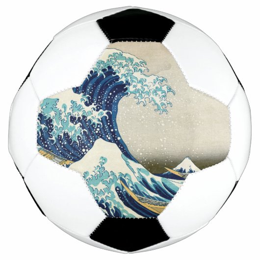Katsushika Hokusai - Die große Welle vor Kanagawa Fußball (Vorderseite)