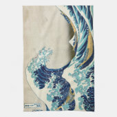 Katsushika Hokusai - Die große Welle vor Kanagawa Geschirrtuch (Vertikal)