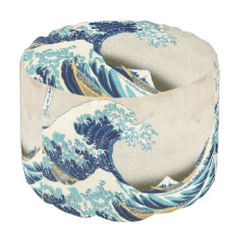 Katsushika Hokusai - Die große Welle vor Kanagawa Hocker