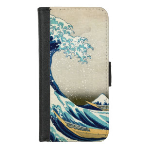 Katsushika Hokusai - Die große Welle vor Kanagawa iPhone 8/7 Geldbeutel-Hülle