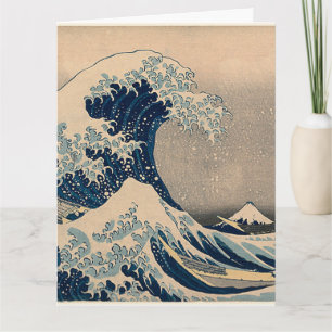 Katsushika Hokusai. Die große Welle vor Kanagawa Karte