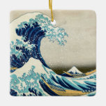 Katsushika Hokusai - Die große Welle vor Kanagawa Keramikornament<br><div class="desc">The Great Wave off Kanagawa / The Wave - Katsushika Hokusai,  1829-1833</div>