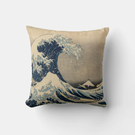 Katsushika Hokusai. Die große Welle vor Kanagawa Kissen