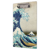 Katsushika Hokusai - Die große Welle vor Kanagawa Klemmbrett (Links)