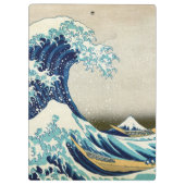 Katsushika Hokusai - Die große Welle vor Kanagawa Klemmbrett (Rückseite)