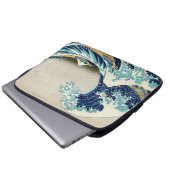 Katsushika Hokusai - Die große Welle vor Kanagawa Laptopschutzhülle (Vorne Knopf)
