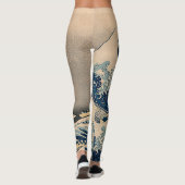 Katsushika Hokusai. Die große Welle vor Kanagawa Leggings (Rückseite)