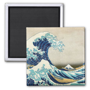 Katsushika Hokusai - Die große Welle vor Kanagawa Magnet
