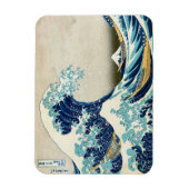 Katsushika Hokusai - Die große Welle vor Kanagawa Magnet (Vertikal)