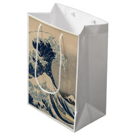 Katsushika Hokusai. Die große Welle vor Kanagawa Mittlere Geschenktüte