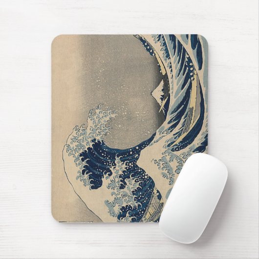 Katsushika Hokusai. Die große Welle vor Kanagawa Mousepad (Mit Mouse)
