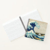 Katsushika Hokusai - Die große Welle vor Kanagawa Notizblock (Innenseite)