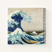 Katsushika Hokusai - Die große Welle vor Kanagawa Notizblock (Rückseite)