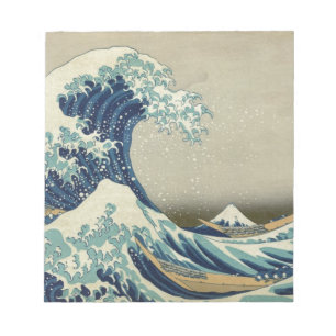 Katsushika Hokusai: Die große Welle vor Kanagawa Notizblock