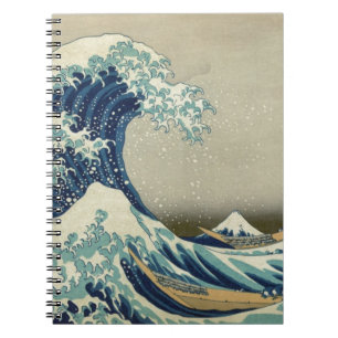 Katsushika Hokusai: Die große Welle vor Kanagawa Notizblock