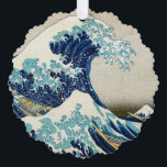 Katsushika Hokusai - Die große Welle vor Kanagawa Ornament Karte<br><div class="desc">The Great Wave off Kanagawa / The Wave - Katsushika Hokusai,  1829-1833</div>