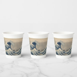 Katsushika Hokusai. Die große Welle vor Kanagawa Pappbecher