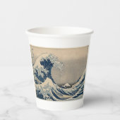 Katsushika Hokusai. Die große Welle vor Kanagawa Pappbecher (Vorderseite)