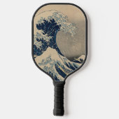 Katsushika Hokusai. Die große Welle vor Kanagawa Pickleball Schläger (Rückseite)
