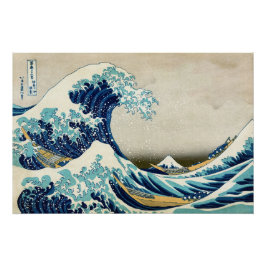 Katsushika Hokusai - Die große Welle vor Kanagawa Poster