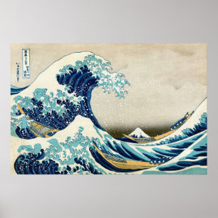 Katsushika Hokusai - Die große Welle vor Kanagawa Poster