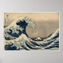 Katsushika Hokusai. Die große Welle vor Kanagawa Poster