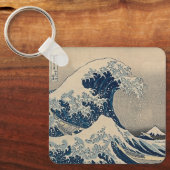Katsushika Hokusai. Die große Welle vor Kanagawa Schlüsselanhänger (Vorderseite)