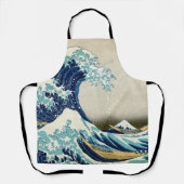 Katsushika Hokusai - Die große Welle vor Kanagawa Schürze (Vorderseite)