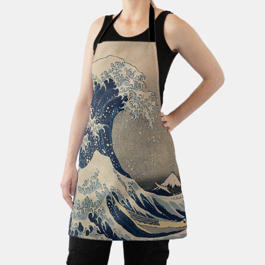 Katsushika Hokusai. Die große Welle vor Kanagawa Schürze (InSitu)