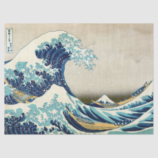 Katsushika Hokusai - Die große Welle vor Kanagawa Seidenpapier