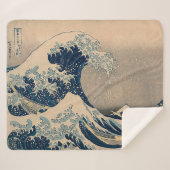 Katsushika Hokusai. Die große Welle vor Kanagawa Sherpadecke (Vorderseite (Horizontal))