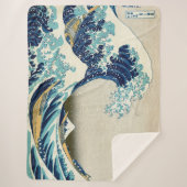 Katsushika Hokusai - Die große Welle vor Kanagawa Sherpadecke (Vorderseite)