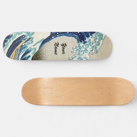 Katsushika Hokusai - Die große Welle vor Kanagawa Skateboard (Horizontal)