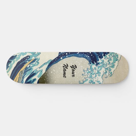 Katsushika Hokusai - Die große Welle vor Kanagawa Skateboard (Horizontal)