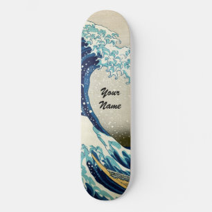 Katsushika Hokusai - Die große Welle vor Kanagawa Skateboard