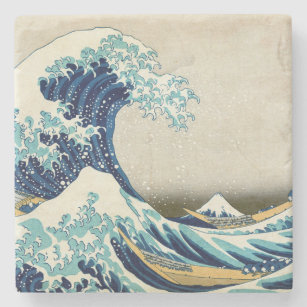 Katsushika Hokusai - Die große Welle vor Kanagawa Steinuntersetzer