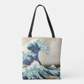 Katsushika Hokusai - Die große Welle vor Kanagawa Tasche (Rückseite)